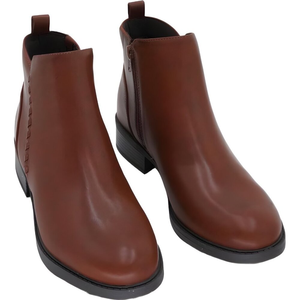 Easy Spirit Lorand Almond Toe Block Heel Booties Women's Us 10 M